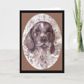 Duits kort haar pointer Wenskaart Kaart (Voorkant)