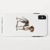 Duits Korthaar hond kunst Waterverf hond print Hon Case-Mate iPhone Case (Achterkant (horizontaal))