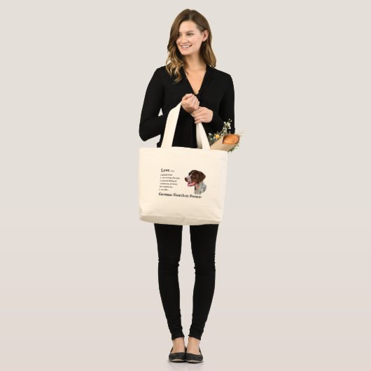 Duits kortharig pointer geschenken Tas (Voorkant (model))