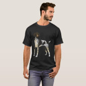 Duits kortharig pointer Hondenras geschenken Honde T-shirt (Voorkant volledig)