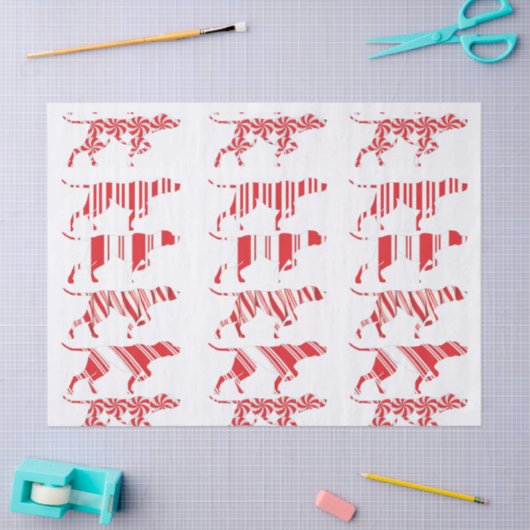 DUITS KORTHARIG POINTER - tissuepapier - SAP (Craft)