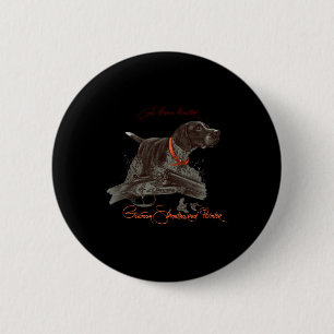 Duits kortharig Shirt. Born Hunter Ronde Button 5,7 Cm