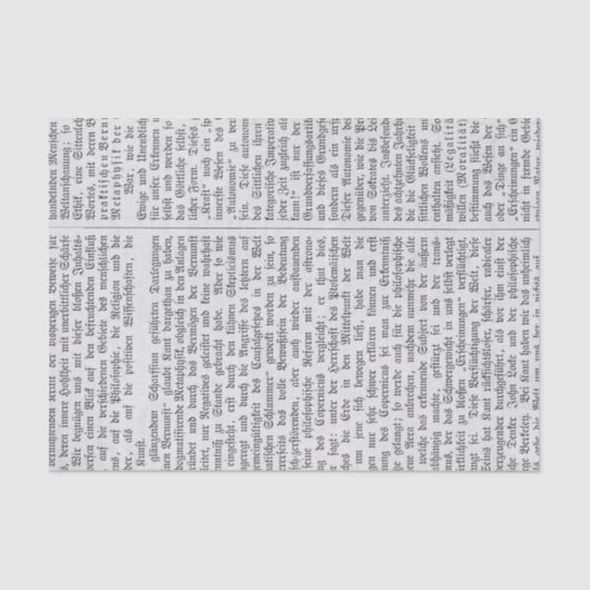  Duits krantenpapier Tissuepapier (Voorkant)