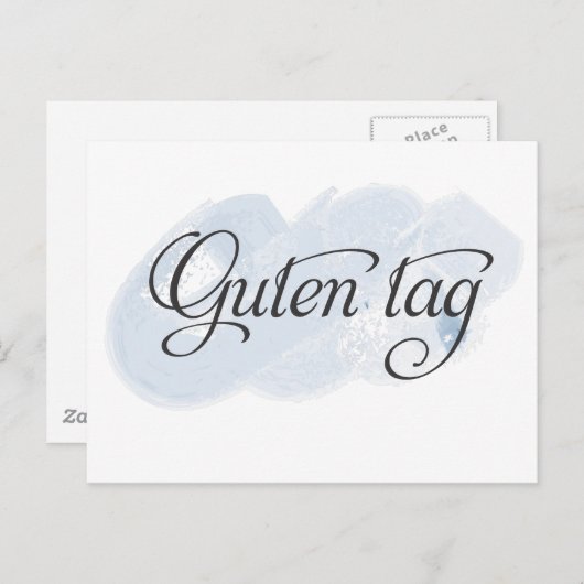 Duits - Label Guten Briefkaart (Voorkant / Achterkant)
