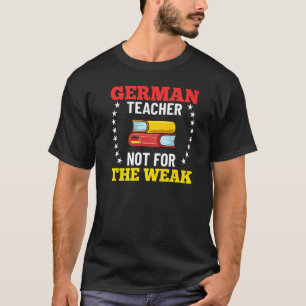 Duits leraar Duitsland lerarenvak Vlag T-shirt