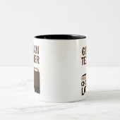 Duits leraar (Funny) Gift Tweekleurige Koffiemok (Center)