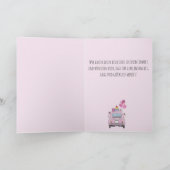 Duits lesbisch paar trouwdag Fiat 500 Kaart (Binnen)