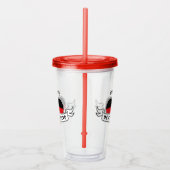 Duits Liefde aangepaste naam tumblers Acryl Drinkbeker (Rechts)