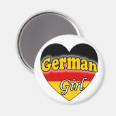 Duits meisje magneet (Voorkant / Achterkant)