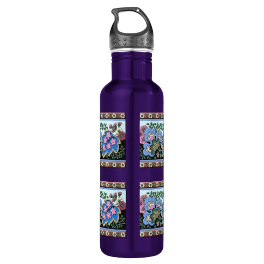 Duits middeleeuws ornament waterfles  (Achterkant)