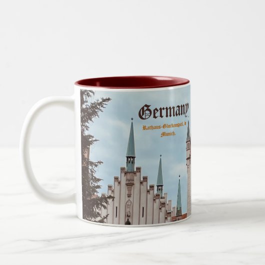 Duits München, Tweekleurige Koffiemok (Links)