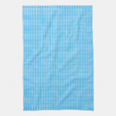 Duits Oktoberfest Blue White Bavarian Pattern Theedoek (Verticaal)