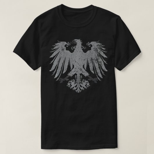 Duits Oktoberfest Eagle Coat of Arms Heraldry des T-shirt (Design voorkant)