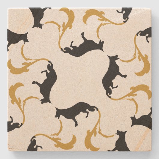 Duits Onderzetter Shepherd (Voorkant)