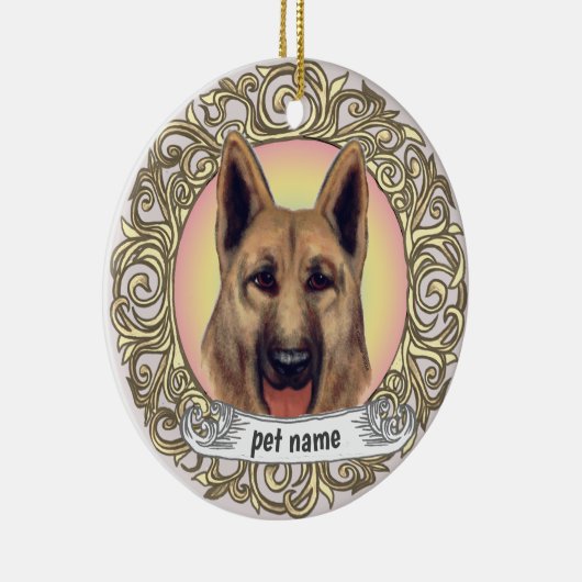 Duits ornament van het Beeldgeheugen van Shepherd (Rechts)