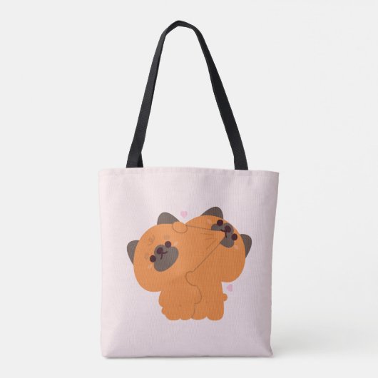 duits paar tote bag (Achterkant)