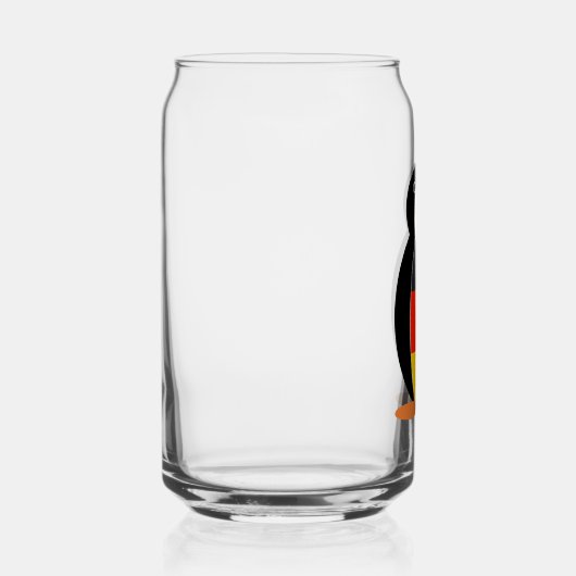 Duits Penguin - Deutsch Pinguin Blikvorm Glas (Rechts)