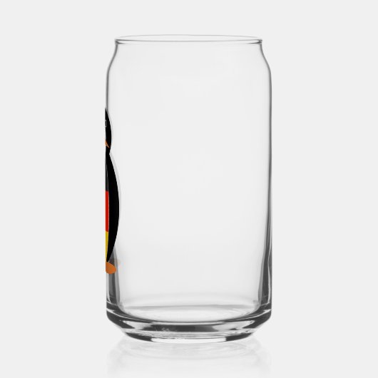 Duits Penguin - Deutsch Pinguin Blikvorm Glas (Links)