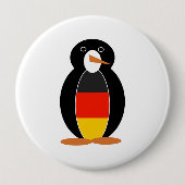 Duits Penguin - Deutsch Pinguin Ronde Button 4,0 Cm (Voorkant)