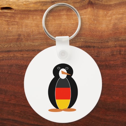 Duits Penguin - Deutsch Pinguin Sleutelhanger (Voorkant)