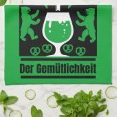 Duits Pilsner Bier en worst Theedoek (Gevouwen)