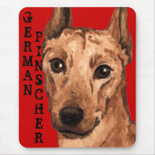 Duits Pinscher Color Block Muismat