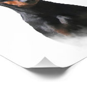 Duits Pinscher Foto Afdruk (Hoek)