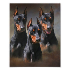 Duits Pinscher Foto Afdruk