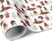 Duits Pinscher-kerstpapier Cadeaupapier (Rol Hoek)
