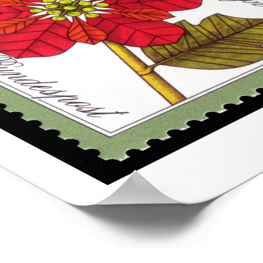  Duits Poster kerststempel (Hoek)