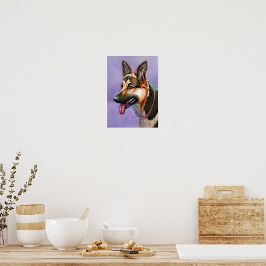 Duits Poster Shepherd (Keuken)