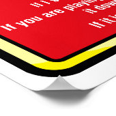 Duits Poster Shepherd (Hoek)