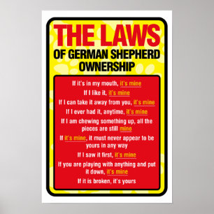 Duits Poster Shepherd