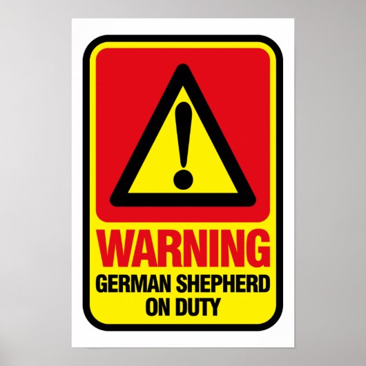 Duits Poster Shepherd (Voorkant)
