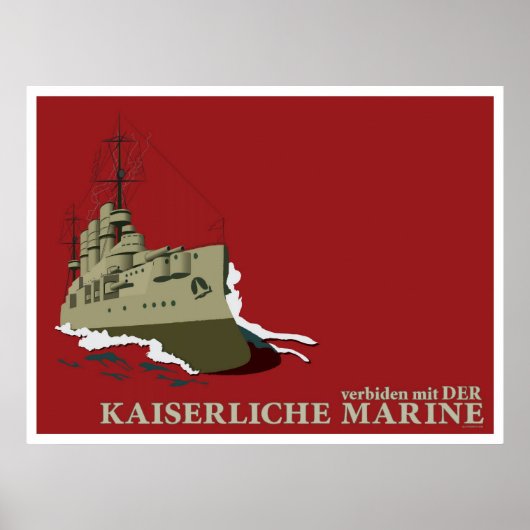 Duits Poster uit de Eerste Wereldoorlog (aangepast (Voorkant)