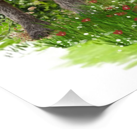 Duits Poster Wirehaire Pointer (GWP) (Hoek)