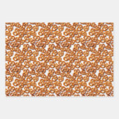 Duits Pretzels Patroon Inpakpapier Vel (Voorkant 3)