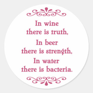 Duits Proverb - CF Ronde Sticker