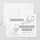 Duits Proverb Coloring Briefkaart (Voorkant / Achterkant)