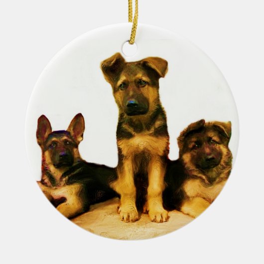 Duits puppy ornament (Voorkant)