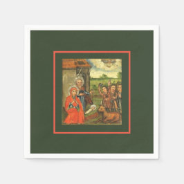 Duits RENAISSANCE NATIVITY Paper Napkin Servet