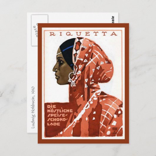  Duits Requetta Chocolate AD Briefkaart (Voorkant / Achterkant)