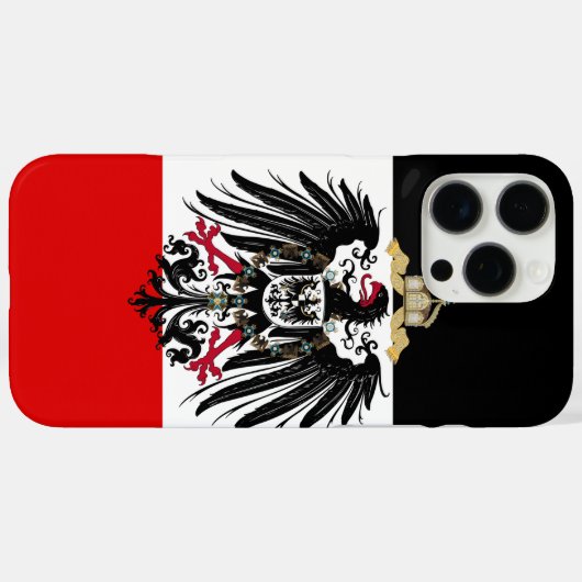 Duits Rijk Case-Mate iPhone Case (Achterkant (horizontaal))