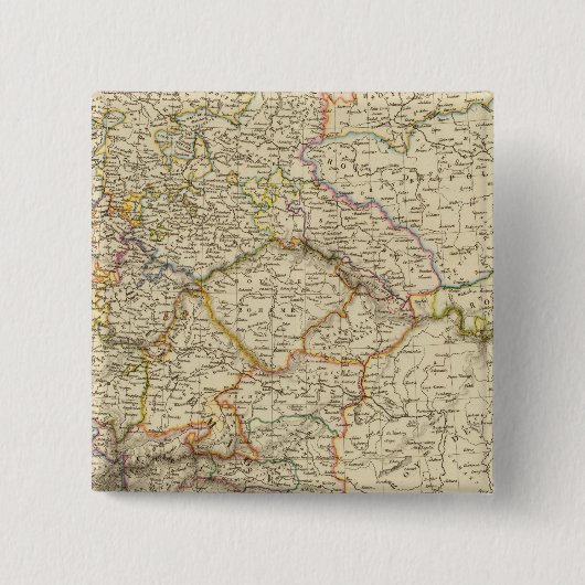 Duits Rijk, Hongarije, Galicië Vierkante Button 5,1 Cm (Voorkant)