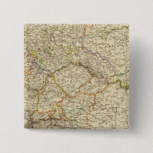 Duits Rijk, Hongarije, Galicië Vierkante Button 5,1 Cm