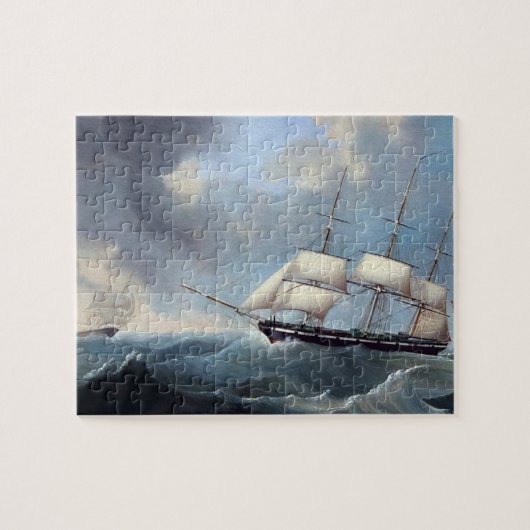 Duits schip Anne Emilie 1848 Legpuzzel (Horizontaal)