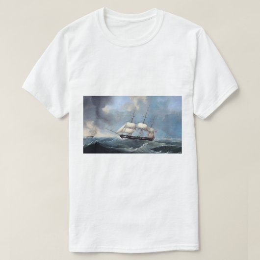 Duits schip Anne Emilie 1848 T-shirt (Design voorkant)