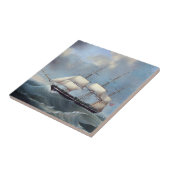 Duits schip Anne Emilie 1848 Tegeltje (Zijkant)