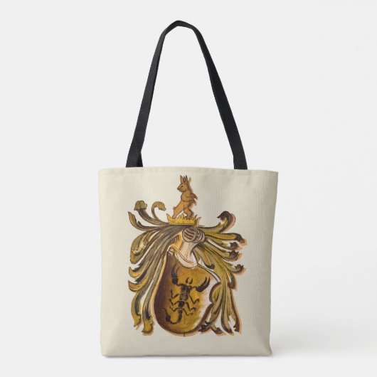  Duits Scorpio-wapenschild Tote Bag (Achterkant)