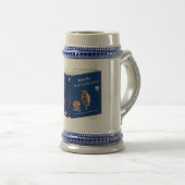 Duits Shepherd Book Grey/Blue 18 oz Stein Bierpul (Voorkant rechts)